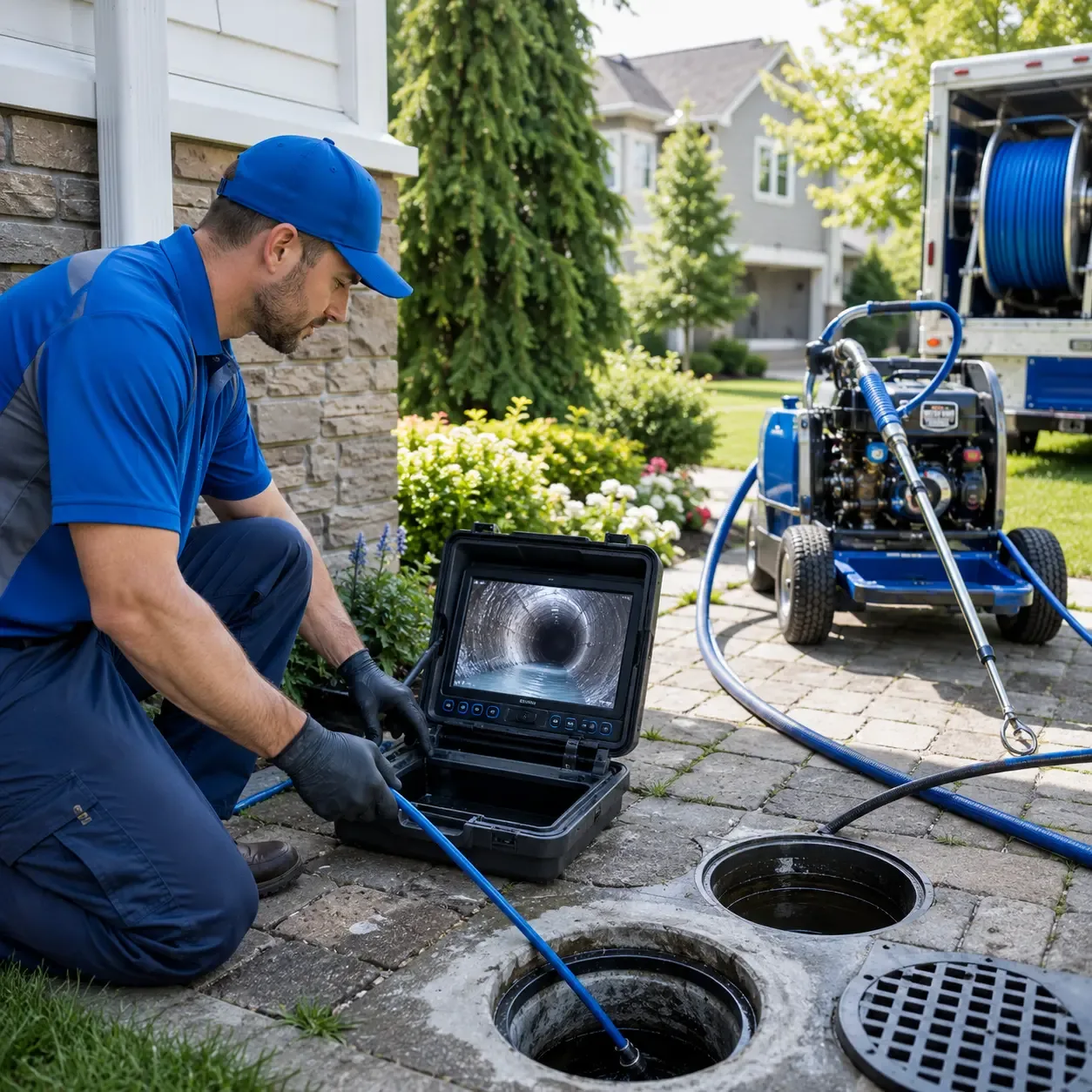Outdoor drain cleaning professionals serving Springvale, ME